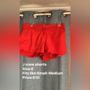 J crew shorts